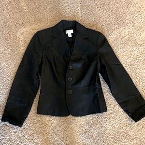 Loft silk and linen blazer